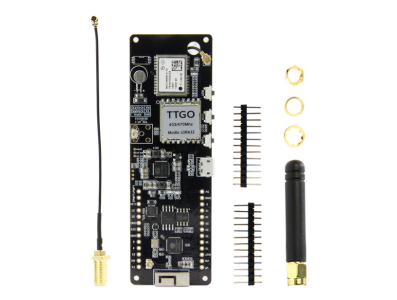 M&oacute;dulo TTGO T-Beam V1.1 ESP32 LoRa 433MHz NEO-6M WiFi e Bluetooth, conector IPEX e suporte para bateria 18650, n&atilde;o soldado - Imagem 2