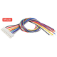 Cabo com conector XH 2,54 mm 9 pinos, conector em uma ponta, fio 1007 26 AWG, 20 cm - Thumb - 1
