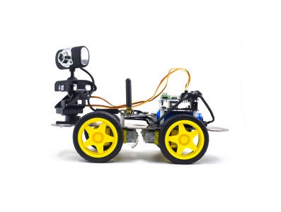 Kit rob&oacute;tico carro Smart WiFi para Arduino com controle remoto wireless e monitoramento de v&iacute;deo iOS/Android/PC (Plug US) - Imagem 4