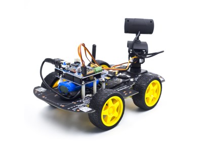 Kit rob&oacute;tico carro Smart WiFi para Arduino com controle remoto wireless e monitoramento de v&iacute;deo iOS/Android/PC (Plug US) - Imagem 6