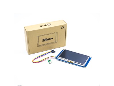 Nextion NX4827T043 4,3'' Tela sens&iacute;vel ao toque resistiva HMI Kernel - Imagem 1