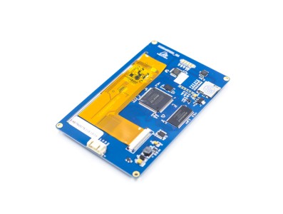 Nextion NX8048T050 M&oacute;dulo HMI kernel, tela resistiva sens&iacute;vel ao toque 5 polegadas - Imagem 2