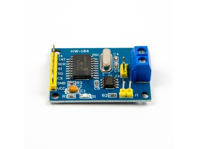 M&oacute;dulo CAN Bus MCP2515 com receptor TJA1050, interface SPI e rotinas para 51 single-chip - Imagem 1