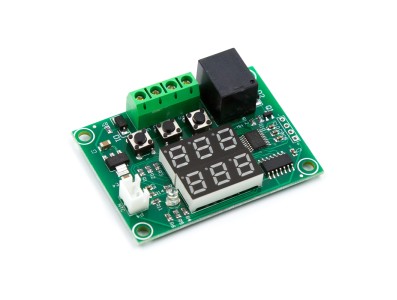 Controlador termostato W1209 DC 12V com sensor 50 cm (vermelho) - Imagem 2