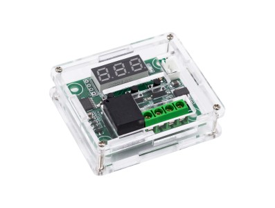 Controlador termostato W1209 DC 12V com sensor 50 cm (vermelho) - Imagem 6