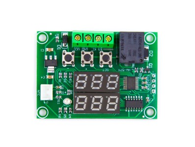 XH-W1219 Controlador de Temperatura Digital de Alta Precis&atilde;o com Display Duplo Vermelho e Verde - Imagem 2