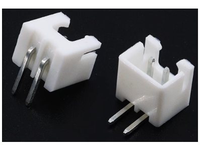 Conector header angulado tipo XH 2,54 mm 2 pinos - Imagem 1