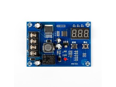 XH-M603 M&oacute;dulo de controle de carga 12-24V para bateria de l&iacute;tio com display LED, placa de prote&ccedil;&atilde;o e chave de controle - Imagem 6