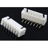 Conector pin header XH 2,54 mm 7 pinos curvados