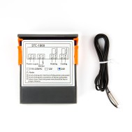Controlador de Temperatura Digital STC-1000 DC24V Termostato Microcomputador com Cabo de 1 m
