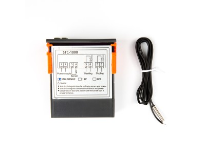 Controlador de Temperatura Digital STC-1000 AC 110-220V Termostato microcomputador com cabo de 1 m - Imagem 2
