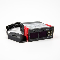 Controlador de Temperatura STC-3028 DC12V, Display Duplo, Ajuste de Duas Temperaturas, Cabo 1 m para Arduino