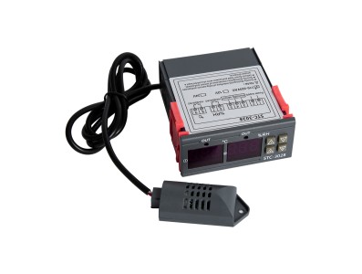 Controlador de Temperatura Ajust&aacute;vel STC-3028 AC 110-220V, Display Duplo, Dupla Temperatura, Cabo 1 m - Imagem 5