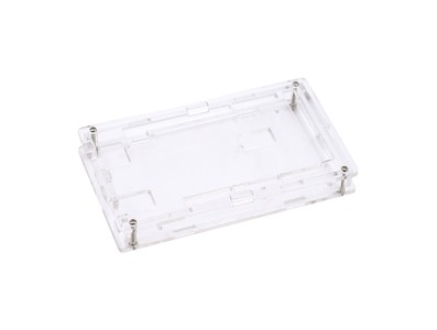 Case acr&iacute;lico para MEGA 2560 R3 com adesivo e manual - Imagem 1