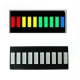 Display digital listrado 10 segmentos 4 cores (2R3Y4G1B) para Arduino - Thumb - 1