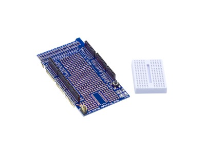 Shield Proto MEGA V3.0 + Protoboard 170 pontos - Imagem 1