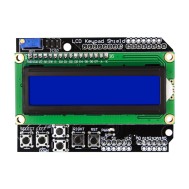 Shield LCD1602 com teclado integrado e retroilumina&ccedil;&atilde;o azul para Arduino