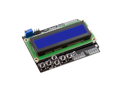 Shield LCD1602 com teclado integrado e retroilumina&ccedil;&atilde;o azul para Arduino - Imagem 3