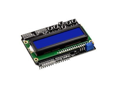 Shield LCD1602 com teclado integrado e retroilumina&ccedil;&atilde;o azul para Arduino - Imagem 4