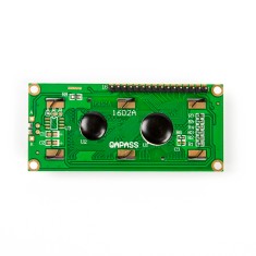 M&oacute;dulo LCD1602 com retroilumina&ccedil;&atilde;o azul e soldagem