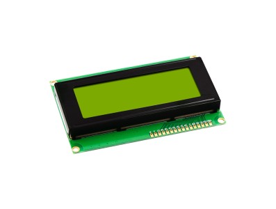 Display LCD2004 com backlight amarelo verde - Imagem 1