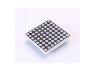 Matriz de LEDs 8x8 vermelha 64 LEDs 3 mm c&aacute;todo comum (CC) 80 mcd 32 x 32 mm - Imagem 7