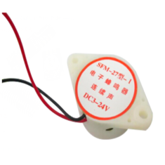 Buzzer ativo eletr&ocirc;nico SFM-27 som cont&iacute;nuo DC 3V-24V acess&oacute;rio para Arduino