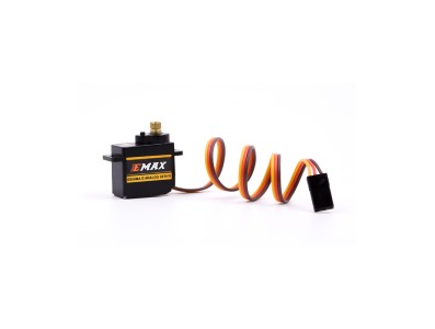 EMAX ES08MAII (ES08MA) Mini servo Metal Gear 180&deg; 12 g / 1,8 kg alta velocidade Upgrade 9 g - Imagem 1