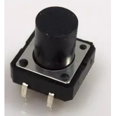 Bot&atilde;o t&aacute;til redondo 12&times;12&times;12 mm