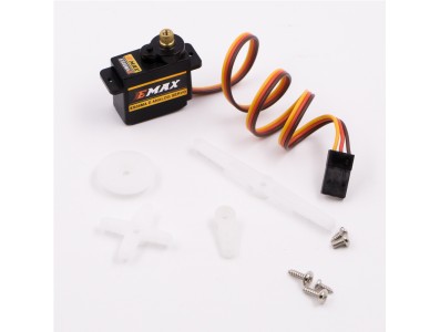 EMAX ES08MAII (ES08MA) Mini servo Metal Gear 180&deg; 12 g / 1,8 kg alta velocidade Upgrade 9 g - Imagem 2