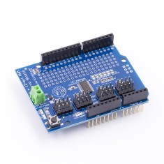 Shield driver de servos 16 canais PWM 12 bits com interface I2C PCA9685 para Arduino