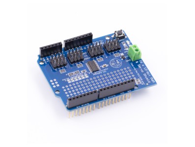Shield driver de servos 16 canais PWM 12 bits com interface I2C PCA9685 para Arduino - Imagem 3