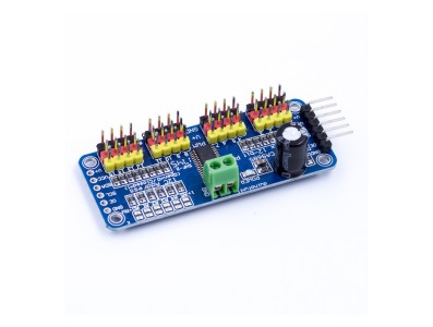 Shield PCA9685 16 canais 12-bit PWM/Servo com interface I2C para Arduino e Raspberry Pi - Imagem 2