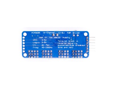 Shield PCA9685 16 canais 12-bit PWM/Servo com interface I2C para Arduino e Raspberry Pi - Imagem 4