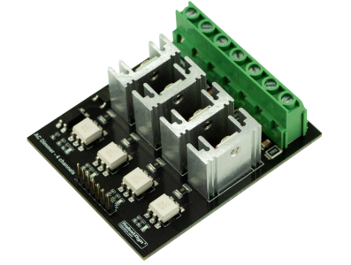M&oacute;dulo dimmer AC 4 canais, n&iacute;vel l&oacute;gico PWM 3.3V/5V, 50/60Hz, 110V/220V - Imagem 2
