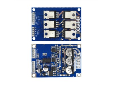 Placa controladora para motor brushless com driver Hall DC 12&ndash;36V 15A 500W - Imagem 6