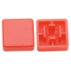 Capa vermelha quadrada para switch t&aacute;til 12&times;12&times;7,3 mm - Thumb - 1