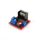 Placa driver de motor L298N 5V vermelha - Thumb - 1