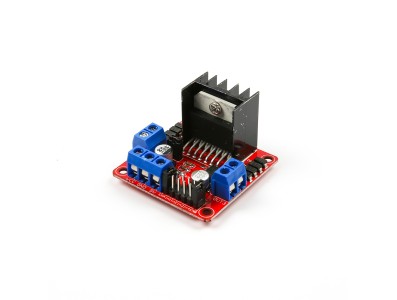 Placa driver de motor L298N 5V vermelha - Imagem 1