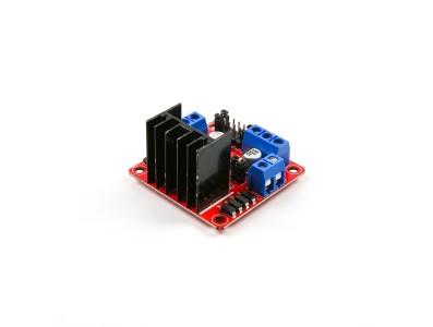 Placa driver de motor L298N 5V vermelha - Imagem 2