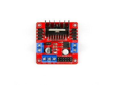 Placa driver de motor L298N 5V vermelha - Imagem 5