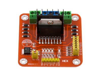 L298N Placa driver ponte H dupla para motores DC e de passo - Imagem 1