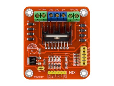L298N Placa driver ponte H dupla para motores DC e de passo - Imagem 3