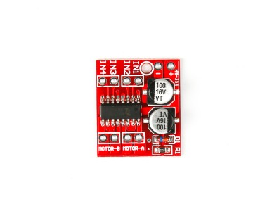 M&oacute;dulo driver motor DC/Stepper 2 canais MX1508 PWM regulador de velocidade ponte H dupla mini melhor que L298N - Imagem 1