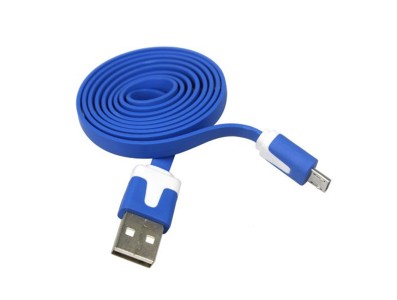 Cabo Micro USB 1m Azul - Imagem 1