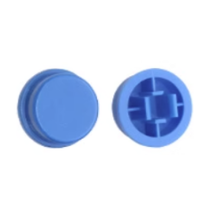 C&uacute;pula azul redonda para switch t&aacute;til quadrado 6&times;6&times;7,3 mm