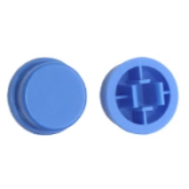 C&uacute;pula azul redonda para switch t&aacute;til quadrado 6&times;6&times;7,3 mm