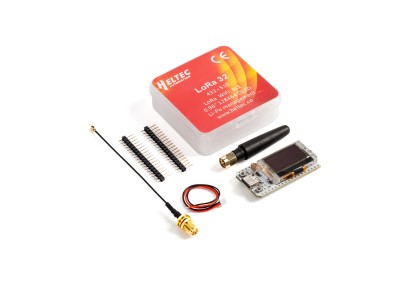 SX1262 ESP32S3 Kit M&oacute;dulo IoT, Placa de Desenvolvimento com Display OLED 0,96'' Azul, Bluetooth e Wi‑Fi, Antena - Imagem 4