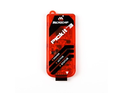 Programador e simulador PICKIT3 com logo da Microchip - Imagem 2