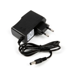 Adaptador 12V 1A com plug UE sem indicador luminoso